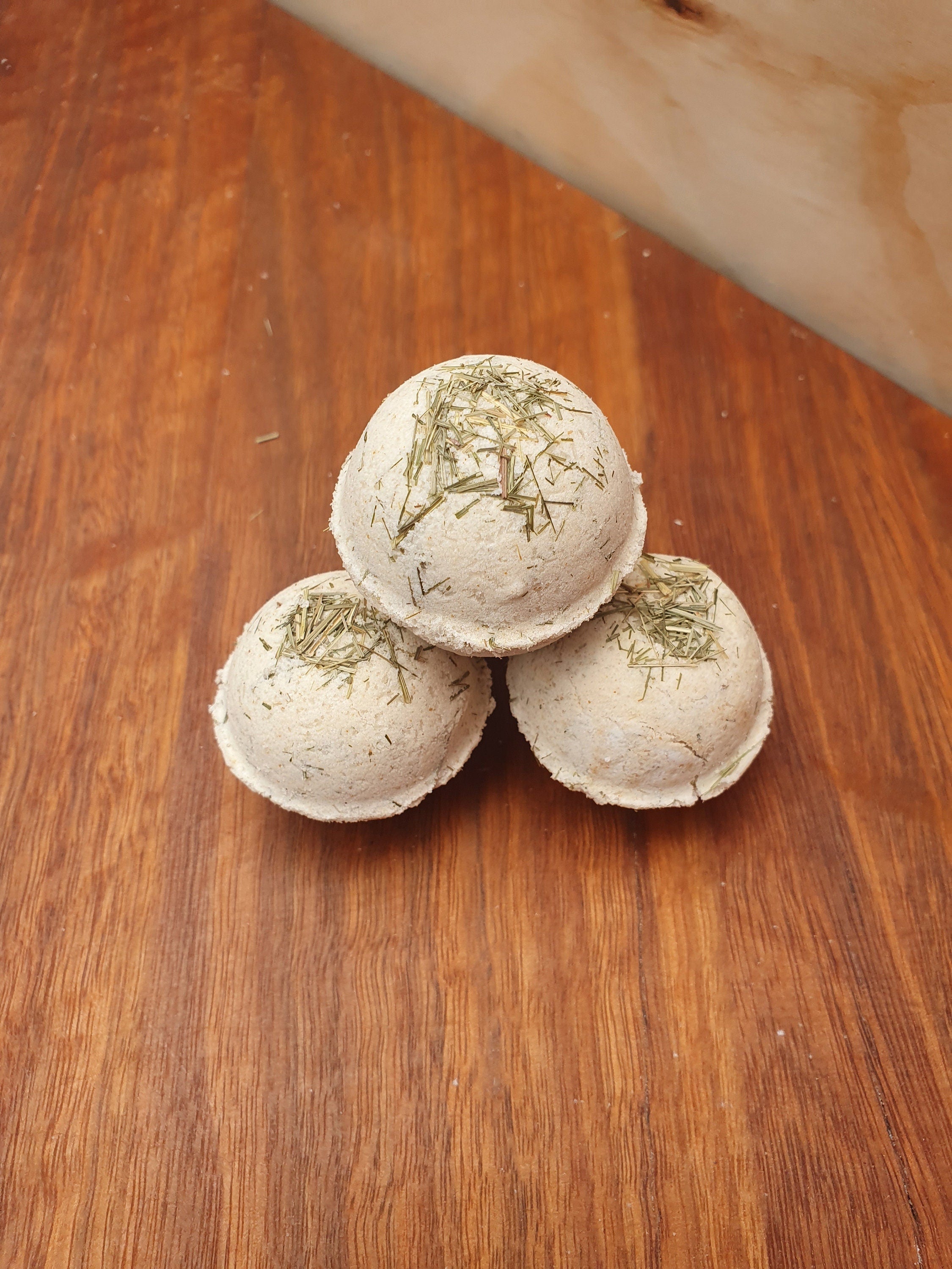 Lemongrass and Ginger Natural Bath Bomb
