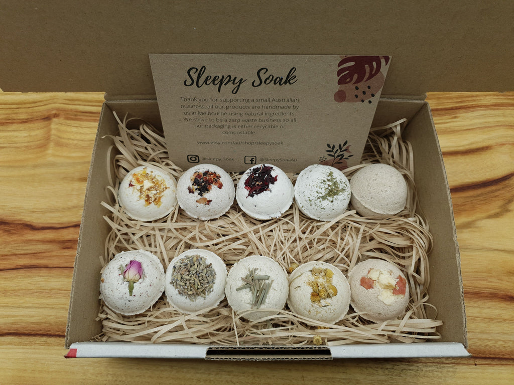 Mixed Natural Small Bath Bomb Gift Set