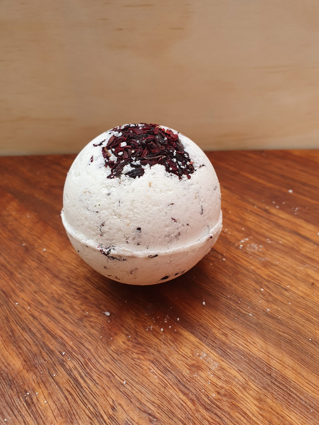 Hibiscus and Dandelion Root Natural Bath Bomb