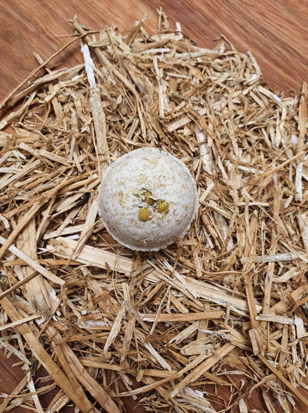 Chamomile and Ginger Natural Bath Bomb