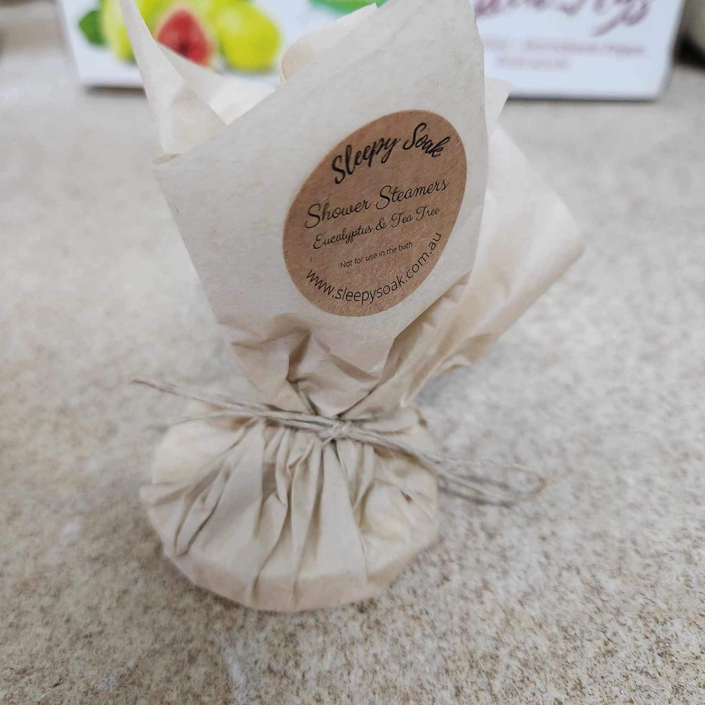 100 Natural Shower Steamers Individually Wrapped Bulk Pack