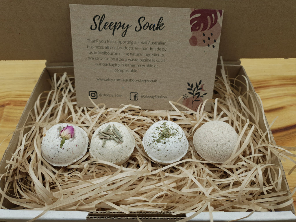 Mixed Natural Small Bath Bomb Gift Set
