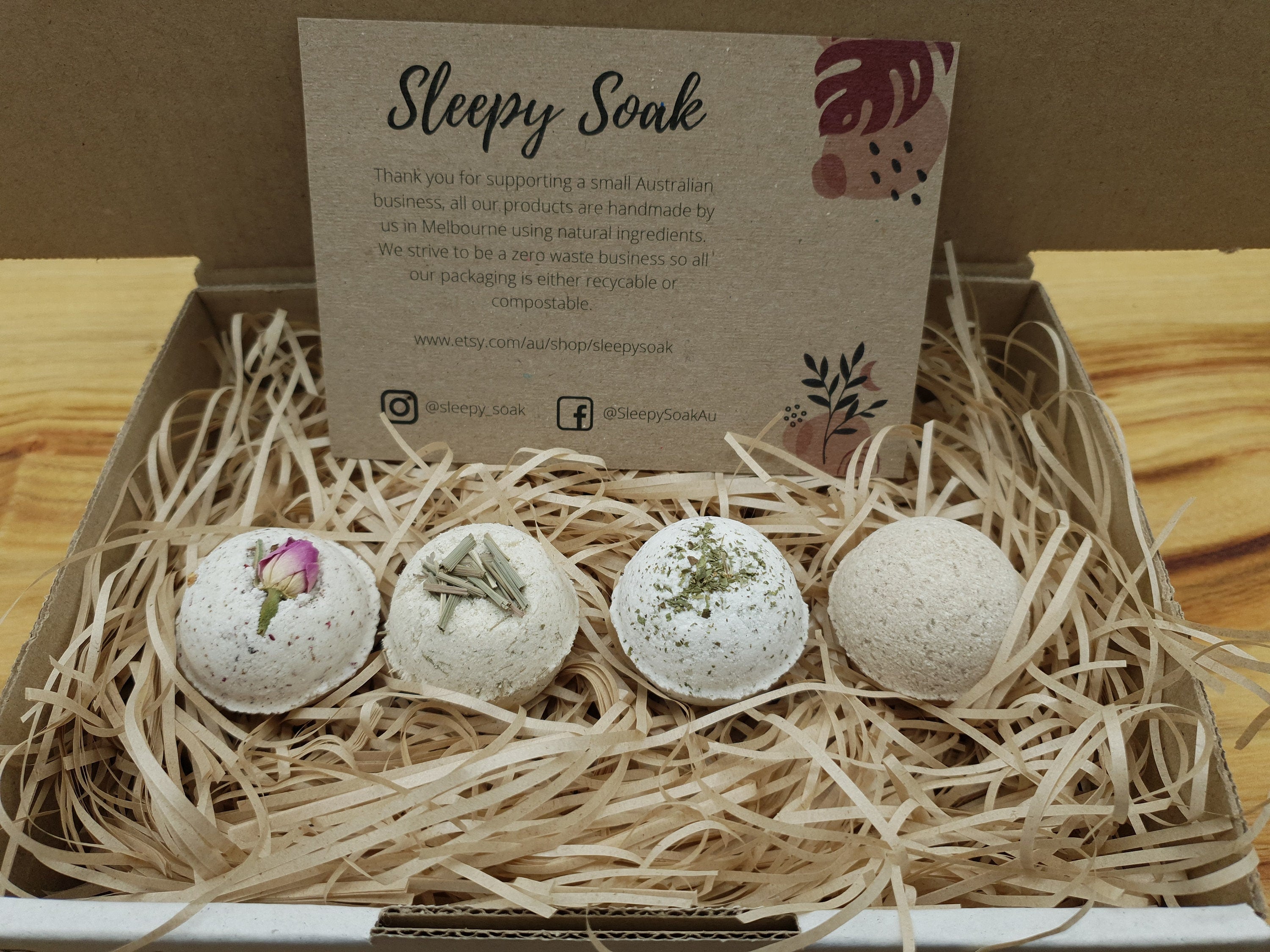 Mixed Natural Small Bath Bomb Gift Set