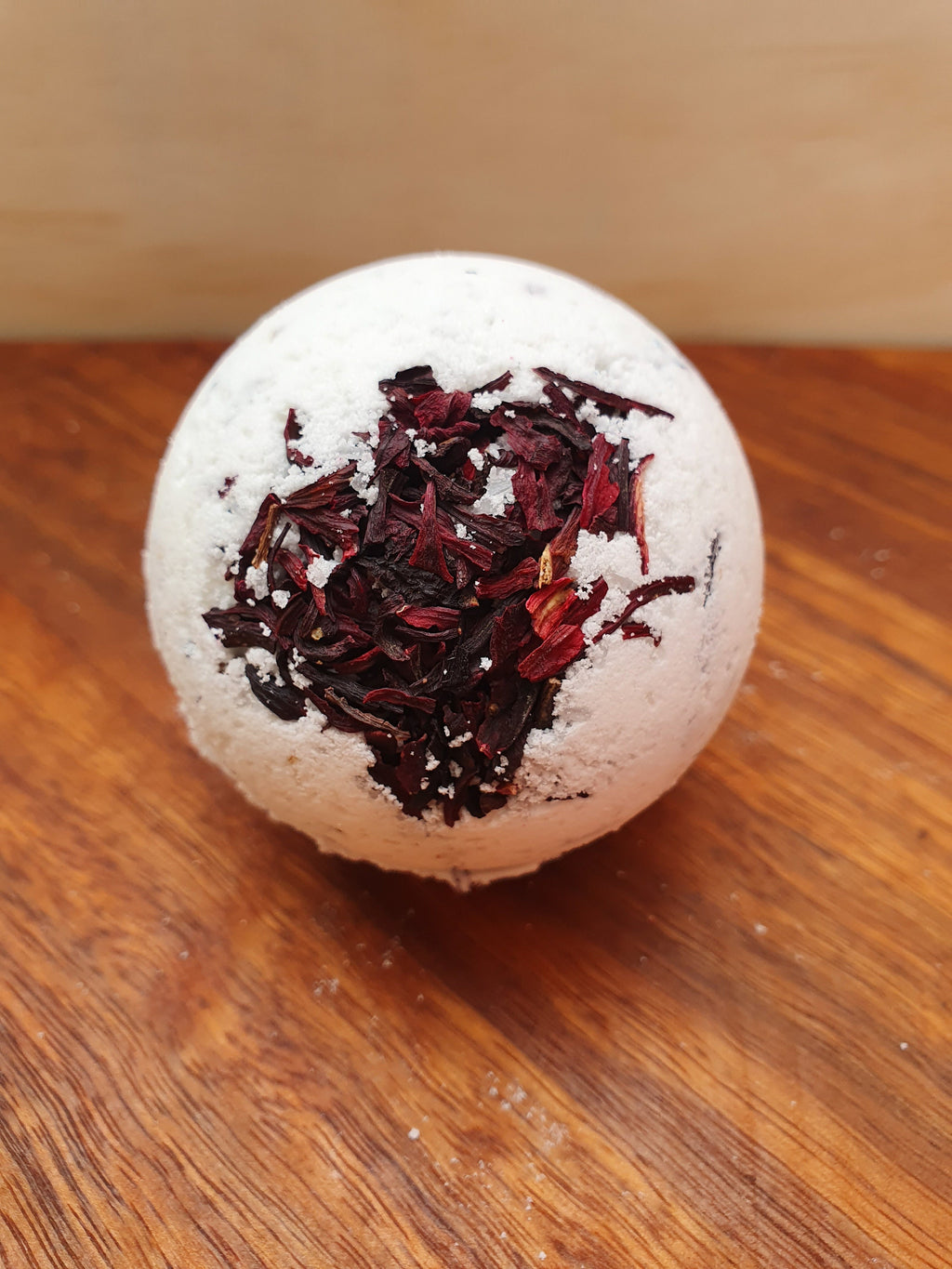 Hibiscus and Dandelion Root Natural Bath Bomb