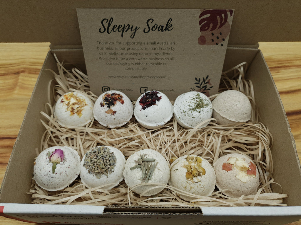 Mixed Natural Small Bath Bomb Gift Set