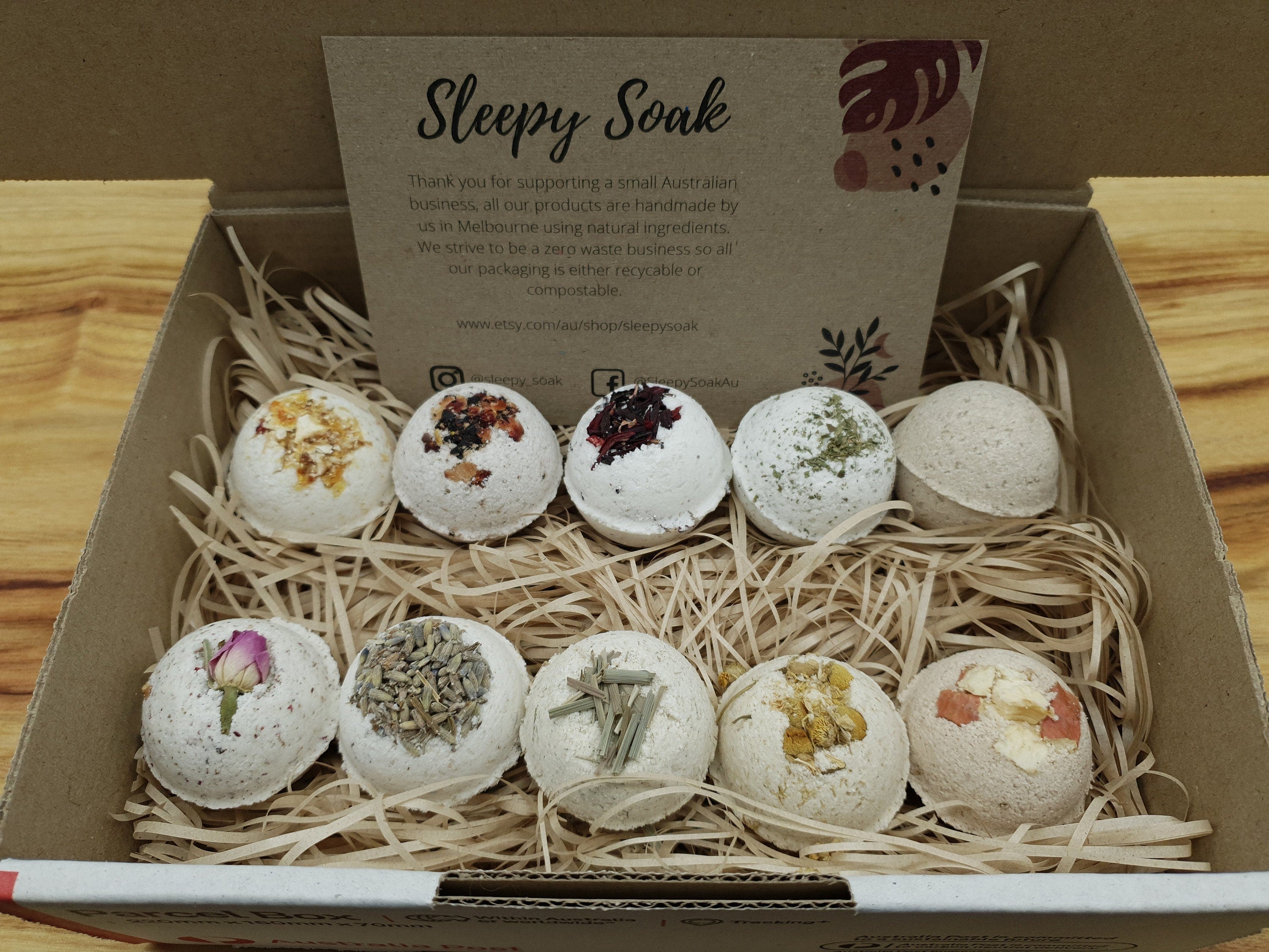 Mixed Natural Small Bath Bomb Gift Set
