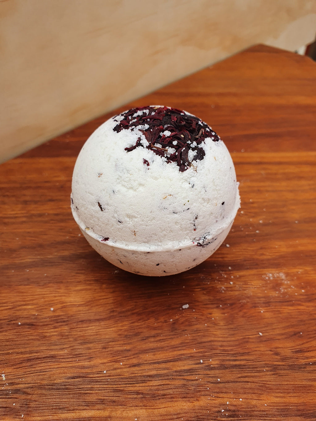 Hibiscus and Dandelion Root Natural Bath Bomb