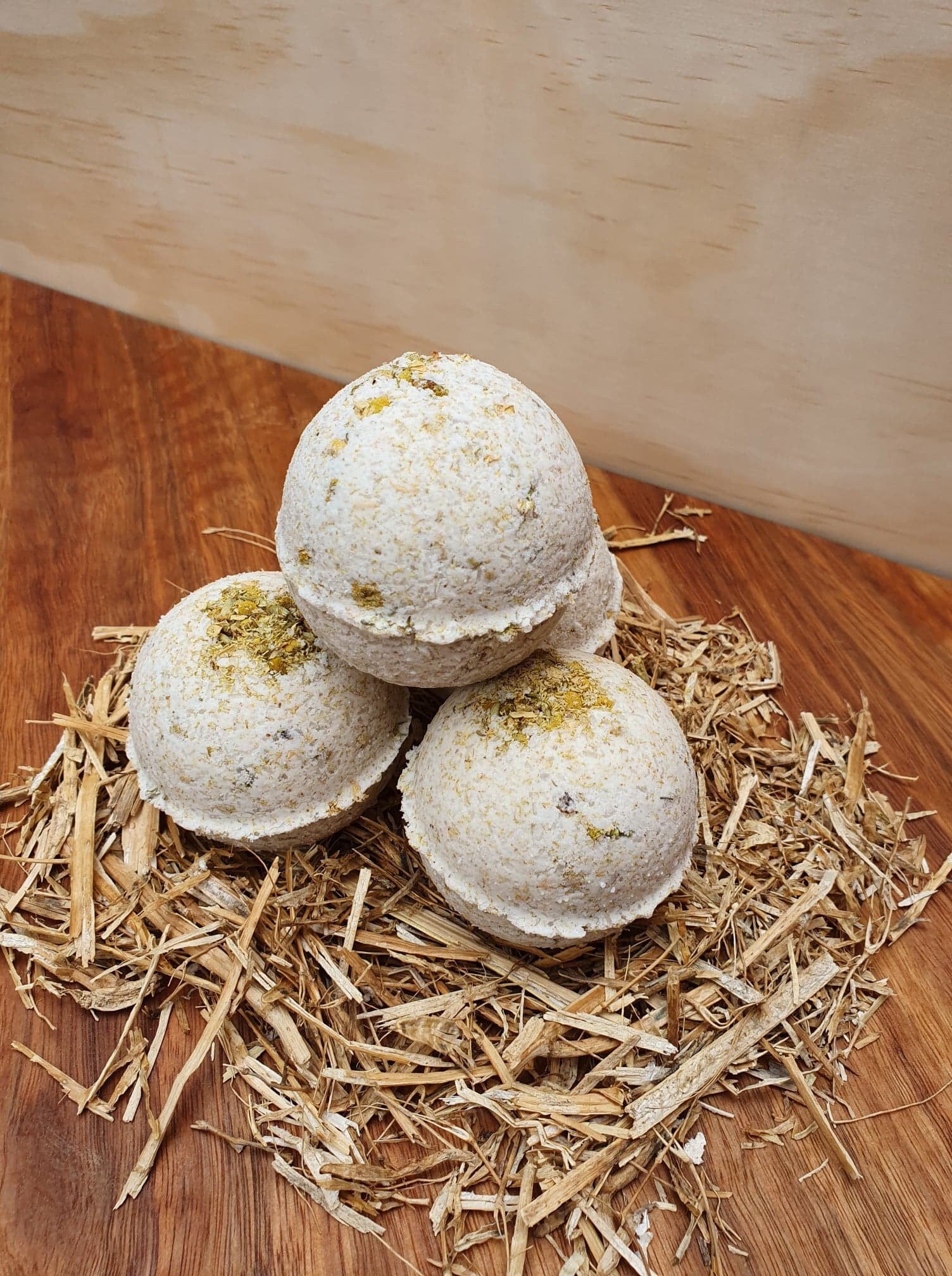 Chamomile and Ginger Natural Bath Bomb