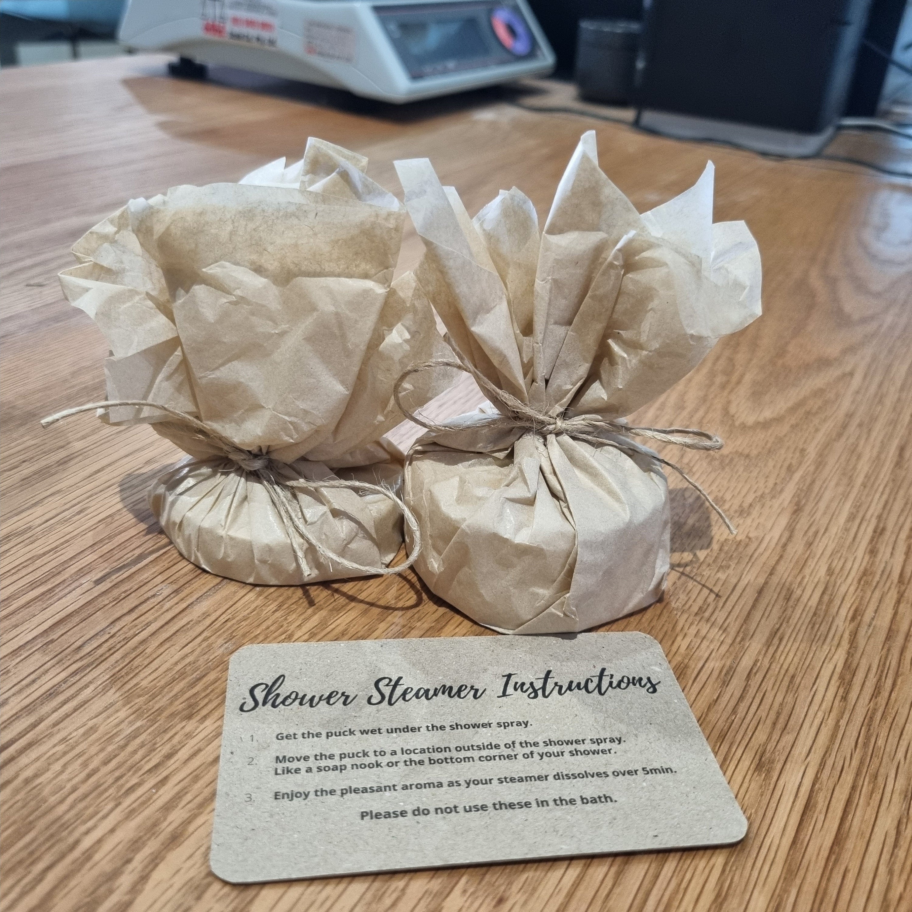 Cedarwood and Pine Natural Shower Steamers