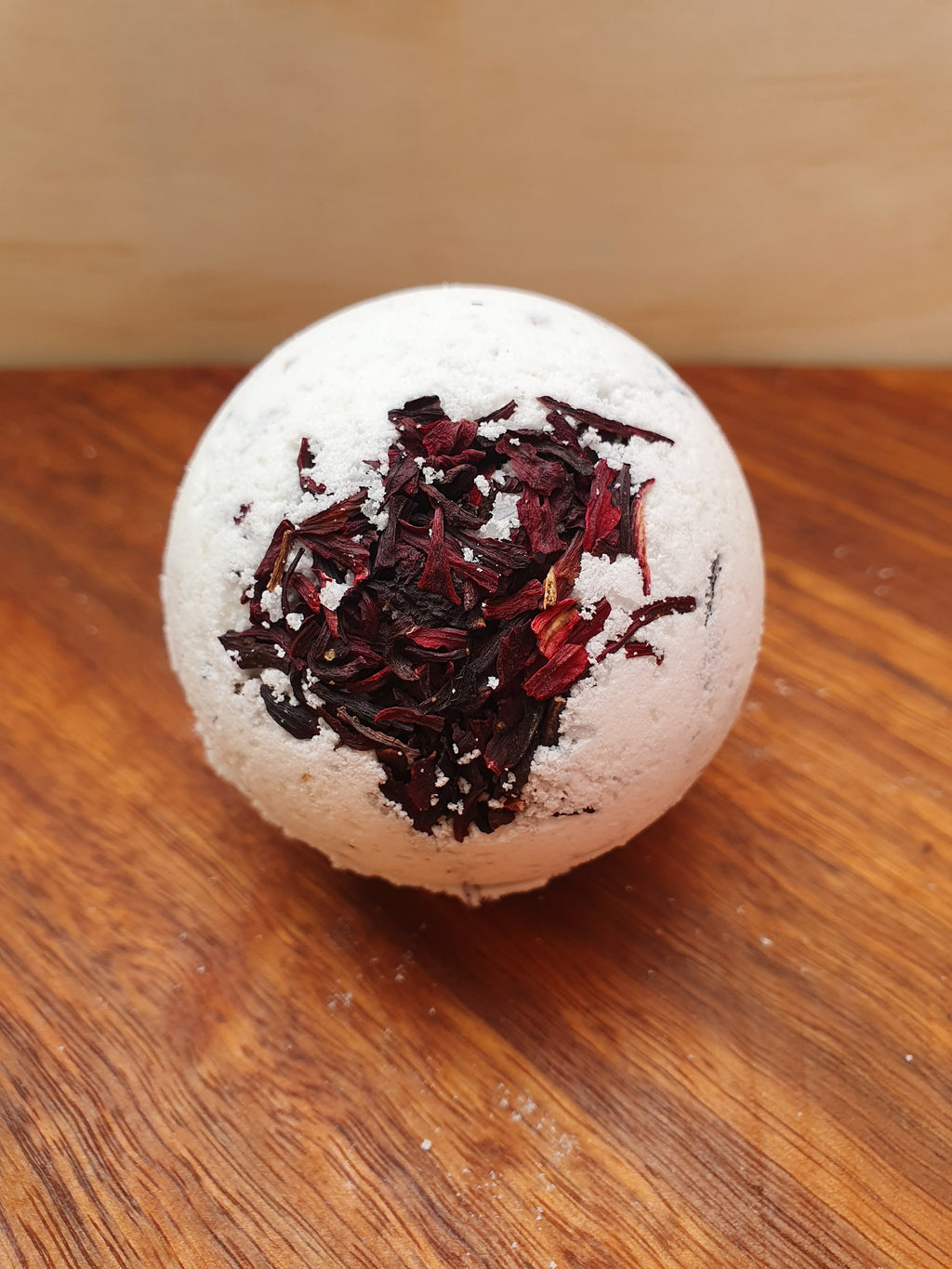 Hibiscus and Dandelion Root Natural Bath Bomb